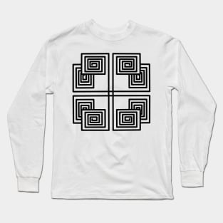 Straight Spirals Long Sleeve T-Shirt